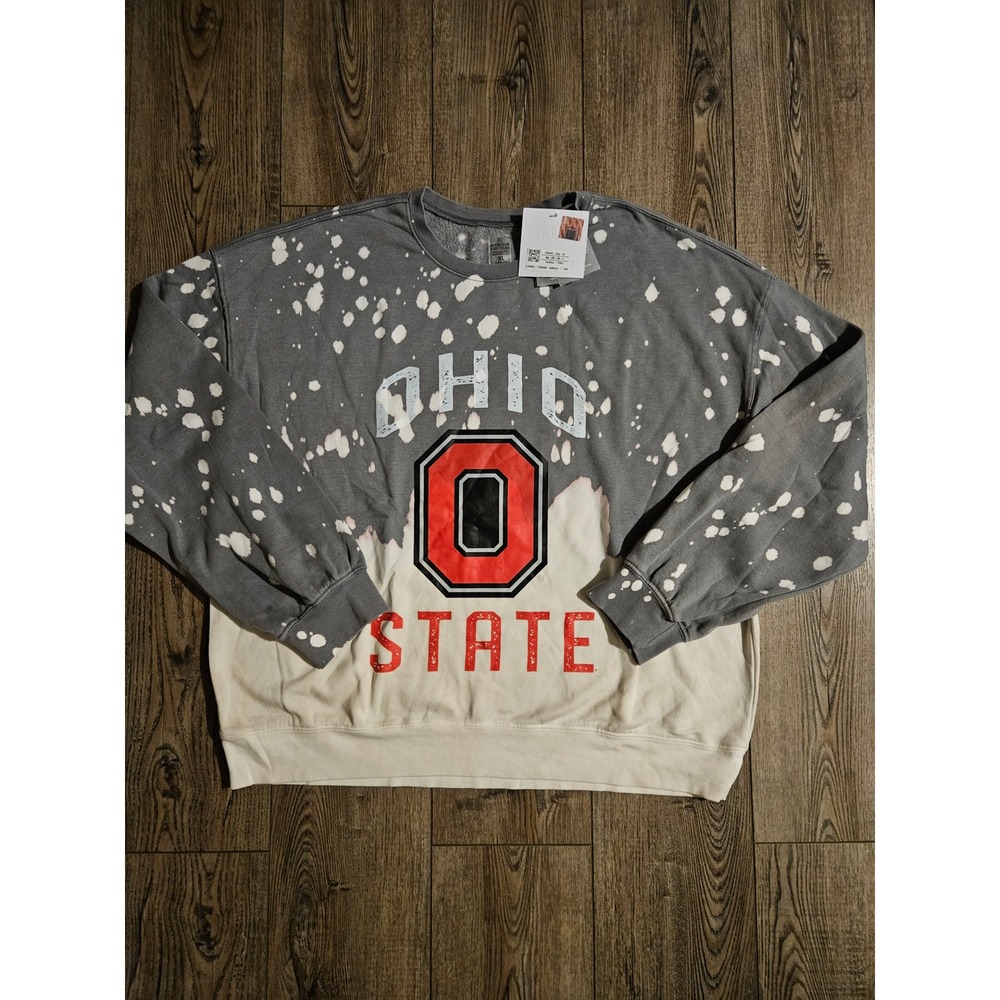 Ohio State Buckeyes Gameday Couture Sweatshirt Gray Size XL